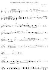 descargar la partitura para acordeón Schatzi Schenk mir ein Foto en formato PDF