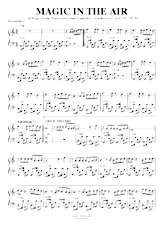 télécharger la partition d'accordéon Magic in the air (Transcription de Lucien Delanois) (1er Accordéon) au format PDF