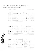 download the accordion score Quoi, ma voisine, es-tu fâchée (Neigbor, what has you so excited) (Arrangement : Walter Ehret & George K Evans) (Chant de Noël) in PDF format