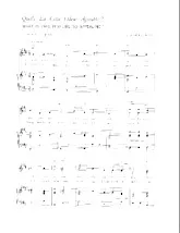 download the accordion score Quelle est cette odeur agréable (What is this perfume so appealing) (Arrangement : Walter Ehret & George K Evans) (Chant de Noël) in PDF format