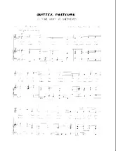 télécharger la partition d'accordéon Quittez Pasteurs (O come away, ye Shepherds) (De l'air : Nanon dormait) (Arrangement : Walter Ehret & George K Evans) (Chant de Noël) au format PDF