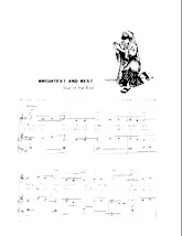 télécharger la partition d'accordéon Brightest and best (Star of the East) (Arrangement : Walter Ehret & George K Evans) (Chant de Noël) au format PDF