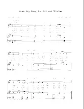télécharger la partition d'accordéon Hush, my Babe, lie still and slumber (Arrangement : Walter Ehret & George K Evans) (Chant de Noël) au format PDF