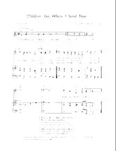 scarica la spartito per fisarmonica Children, go where I send thee (Arrangement : Walter Ehret & George K Evans) (Chant de Noël) in formato PDF