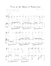 télécharger la partition d'accordéon 'Twas in the moon of Wintertime (Arrangement : Walter Ehret & George K Evans) (Chant de Noël) au format PDF
