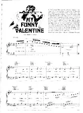 scarica la spartito per fisarmonica My funny Valentine (Piano / Vocal) (Slow) in formato PDF