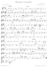 descargar la partitura para acordeón Récréation Tyrolienne (Valse) en formato PDF