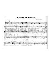 télécharger la partition d'accordéon La cama de Piedra (Ranchera) au format PDF