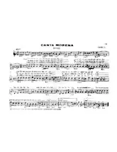 télécharger la partition d'accordéon Canta morena (Huapango) au format PDF