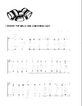 scarica la spartito per fisarmonica I heard the bells on Christmas day (Arrangement : Walter Ehret & George K Evans) (Chant de Noël) in formato PDF