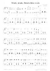 download the accordion score Trink, trink, Brüderlein trink (Arrangement : Jürgen Schmieder) (Walzerlied) in PDF format
