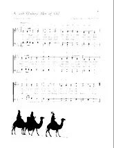 télécharger la partition d'accordéon As with gladness, Men of Old (Arrangement : Walter Ehret & George K Evans) (Chant de Noël) au format PDF