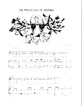 download the accordion score The twelve days of Christmas (Arrangement : Walter Ehret & George K Evans) (Chant de Noël) in PDF format