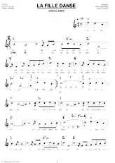 descargar la partitura para acordeón La fille danse (Boléro Chanté) en formato PDF