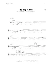 descargar la partitura para acordeón Be Bop A Lula (Slow Rock) en formato PDF