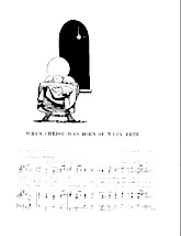 télécharger la partition d'accordéon When Christ was born of Mary Free (Arrangement : Walter Ehret & George K Evans) (Chant de Noël) au format PDF
