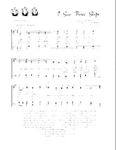 télécharger la partition d'accordéon I saw three ships (Arrangement : John Stainer) (Chant de Noël) au format PDF