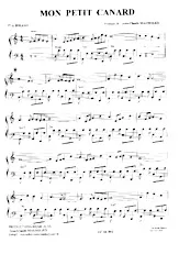 descargar la partitura para acordeón Mon petit canard (Boléro) en formato PDF