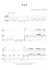 download the accordion score 1 + 1 (Slow) in PDF format