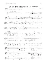 download the accordion score Ça va pas changer le monde (Pop) in PDF format