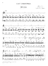 scarica la spartito per fisarmonica Last Christmas (Arrangement : Arturo Himmer) (Chant de Noël) in formato PDF
