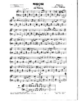 scarica la spartito per fisarmonica Miroir (Arrangement : Jean Degeorge) (Slow) in formato PDF