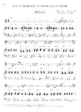télécharger la partition d'accordéon Let it snow, let it snow, let it snow (Arrangement : Arturo Himmer) (Chant de Noël) au format PDF