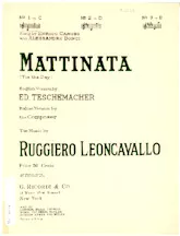 scarica la spartito per fisarmonica Mattinata ( 'Tis the day) (Piano) in formato PDF