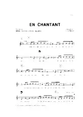 télécharger la partition d'accordéon En chantant (Pop) au format PDF