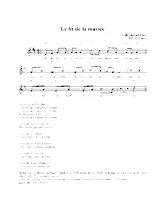 descargar la partitura para acordeón Le lit de la mariée (Collectée par François Redhon) en formato PDF