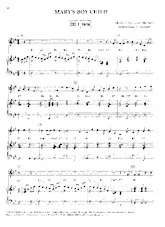 télécharger la partition d'accordéon Mary's Boy Child (Arrangement : Arturo Himmer) (Chant de Noël) au format PDF