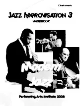 télécharger la partition d'accordéon Jazz Improvisation 3 : Modern Jazz / Select List of Modern Jazz Players : C Intruments au format PDF