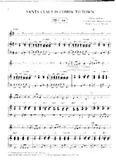 scarica la spartito per fisarmonica Santa Claus is coming' to town (Arrangement : Arturo Himmer) (Chant de Noël) in formato PDF
