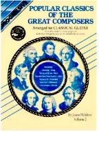 télécharger la partition d'accordéon Popular Classics Of The Great Composers (35 of the world's most popular melodies for guitarists of all standards to enjoy) (Arranged by : Jason Waldron) (Volume 2) (Guitare)  au format PDF