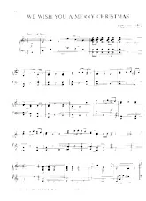 scarica la spartito per fisarmonica We wish you a merry Christmas (Arrangement : Fred Bock) (Chant de Noël) in formato PDF