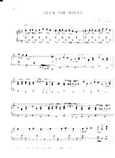scarica la spartito per fisarmonica Deck the Halls (Arrangement : Fred Bock) (Chant de Noël) in formato PDF