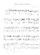 scarica la spartito per fisarmonica Joy to the World (Arrangement : Fred Bock) (Chant de Noël) in formato PDF