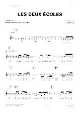 download the accordion score Les deux écoles (Pop) in PDF format