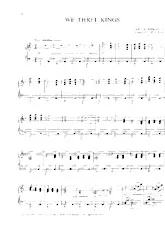 télécharger la partition d'accordéon We three Kings (Arrangement : Fred Bock) (Chant de Noël) au format PDF