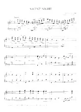 scarica la spartito per fisarmonica Silent night (Arrangement : Fred Bock) (Chant de Noël) in formato PDF
