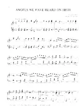 télécharger la partition d'accordéon Angels we have heard on high (Arrangement : Fred Bock) (Chant de Noël) au format PDF
