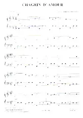 scarica la spartito per fisarmonica Chagrin d'amour (Valse) in formato PDF