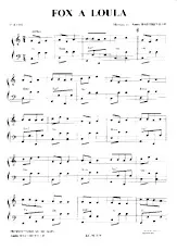 download the accordion score Fox à Loula in PDF format