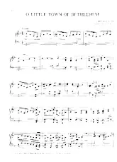 télécharger la partition d'accordéon O little town od Bethlehem (Arrangement : Fred Bock) (Chant de Noël) au format PDF