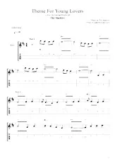 descargar la partitura para acordeón Theme for young lovers en formato PDF