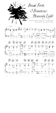 télécharger la partition d'accordéon Break Forth, o beauteous heavenly light (Arrangement : Johann Sebastian Bach) (Chant de Noël) au format PDF