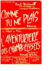 télécharger la partition d'accordéon L'Aventurière des Champs Elysées (Orchestration Complète) (Slowly) au format PDF