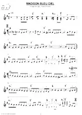 scarica la spartito per fisarmonica Madison bleu ciel in formato PDF