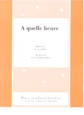 télécharger la partition d'accordéon A quelle heure au format PDF