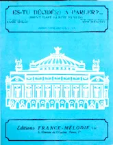 télécharger la partition d'accordéon Es-tu décidé(e) à parler (Did'n't want to have to do it) au format PDF